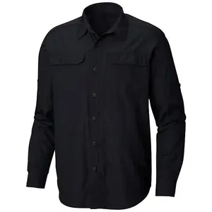 OEM Custom Shirts for Men Long Sleeve Uniform Shirt Cotton Work Wear Uniform