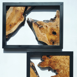 Solid Wood Creative <b>Frame</b> Picture Natural Style Rectangle Wooden <b>Frame</b> Handmade Collage Art For Living Room Bedroom Study - Product Image 3