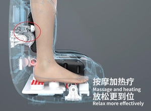 Masseur de pieds et de jambes certifié, vibrant, pour la circulation sanguine, avec pompe à rouleaux, shiatsu, infrarouge et compresseur, modèle Zq-8025 - Product Image 3