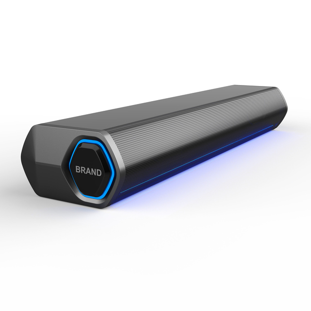 2.0 Channel Home Theater Soundbar TV Music Play Sound System with BT OPTICAL USB AUX ARC Interfaces Home Theater Soundbar