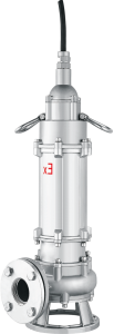Bomba Sumergible para Aguas Residuales a Prueba de Explosiones de Acero Inoxidable Serie SUOU BWQ, Bomba para Aguas Residuales Industriales con Brida Estándar Nacional - Product Image 1