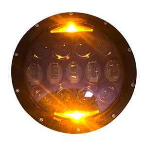 Offre Spéciale 10000 lumen 7 pouces rond H4 LED phare 130 w avec <span class=keywords><strong>Clignotant</strong></span> Ambre Pour Land Rover <span class=keywords><strong>Lada</strong></span> <span class=keywords><strong>Niva</strong></span> 4x4 hummer h1 h2 - Product Image 5