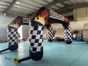 Arco Inflável Oxford Durável para Entrada e Saída, Infláveis Publicitários com Bomba de Ar e Bolsa de Transporte para Competições de Futebol - Product Image 3