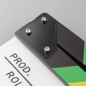 Clapboard de réalisateur, tableau de prise de vue en acrylique pour studio photo, vidéo et télévision, tableau de prise de vue effaçable à sec, tableau de prise de vue pour film, tableau de prise de vue pour scène de tournage - Product Image 5