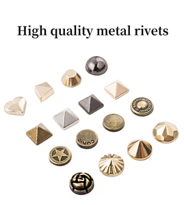 Đinh Tán Hình Nấm Mũ Đôi Kim Loại Đồng Thau Tùy Chỉnh Quần Jean Thời Trang Nút Bấm Đầu Đinh Tán May Mặc - Product Image 2