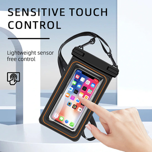 Cần thiết lớn nổi điện thoại không thấm nước trường hợp điện thoại Túi khô cho bãi biển tàu du lịch công viên nước - Product Image 4