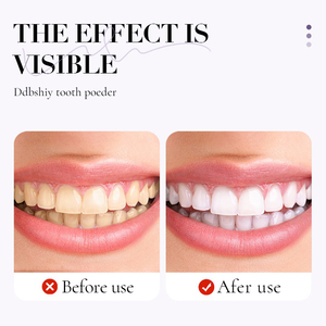 Polvere Dentifricia Esclusiva Transfrontaliera 50g al Gusto Fragola e Menta, Sbianca le Macchie Arancioni e Rinfresca l'Alito per Uso Domestico - Product Image 5