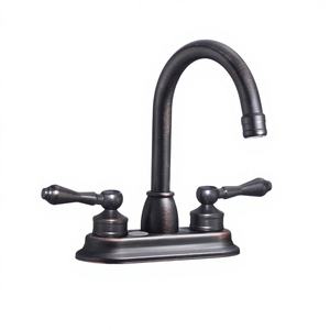 Robinet de lavabo moderne en laiton à double poignée, centré sur l'axe, 4 pouces, mitigeur de lavabo de salle de bain <span class=keywords><strong>avec</strong></span> noyau de valve en céramique, <span class=keywords><strong>robinets</strong></span> à débit régulé - Product Image 2