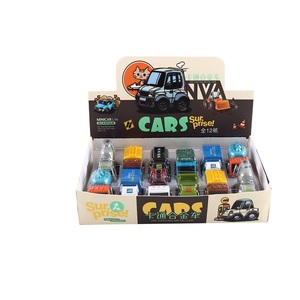 Ensemble de 8 véhicules de transport miniatures en métal moulé sous pression, colorés, de 5 cm, avec fonction de recul, <span class=keywords><strong>pour</strong></span> enfants de 3 ans et plus - Product Image 4