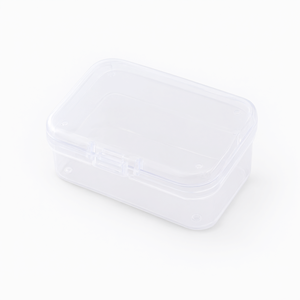 Clear Plastic <b>Storage</b> <b>Box</b> with Lid <b>Small</b> Parts Organizer Container for Hardware Nails Beads - Product Image 2