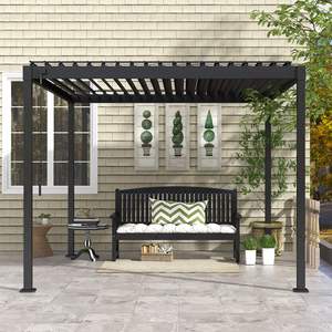 Pérgola de Aluminio Impermeable, Resistente, Automática, Retráctil, con Techo de Láminas, para Patio, Gazebo, Pabellón, 500, Moderna, Motorizada, Biocl - Product Image 5