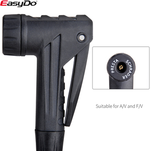 Kam ping — pompe à vélo en aluminium de <span class=keywords><strong>sol</strong></span>, pompe de bicyclette/basket-ball/Football avec jauge, nouvelle collection - Product Image 4