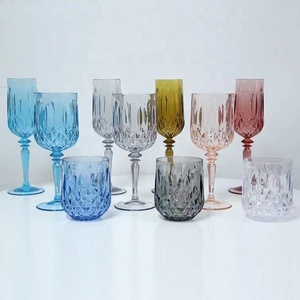 Glassware Glasses Glass Wholesale Custom Crystal Goblet Champagne Glassware Drinkware Red Wine Glasses Drinking Glass Cup Set Acrylic Plastic Cups
