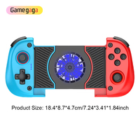 Manette de jeu extensible Gamegaga X3, joystick mobile R 2-en-1, manette de jeu rétractable avec refroidissement, support tablette, jeux natifs