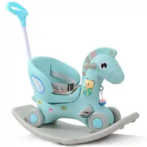 Cavalo de balanço de alta qualidade, atacado de fábrica, barato, para crianças/animais pequenos, colorido, brinquedos de plástico, cavalo de balanço, brinquedos para crianças