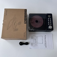 Lecteur CD portable Boombox BT 5.0 USB MP3 Radio FM Répéteur A-B Appareil audio rechargeable Utilisation à domicile et à l'école