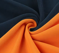 Tissu extensible 100 % polyester tricoté jersey ripstop rayé, poids moyen, infroissable, pour vêtements, textiles de maison, gants, chaises