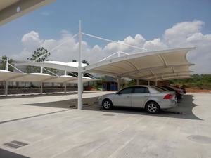 Garage moderne de luxe à toit arqué, durable et imperméable, pour 2 voitures, idéal pour les maisons et villas haut de gamme - Product Image 4