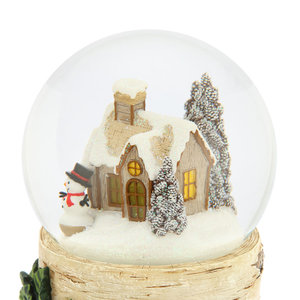 Globe à neige de Noël avec musique et neige soufflante/éclairé à piles - Product Image 3