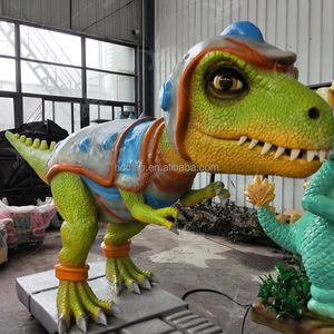 Nueva llegada realista Animatronic dinosaurio que fabrica tamaño real interactivo robótico dinosaurio paseo máquina para <span class=keywords><strong>Centro</strong></span> <span class=keywords><strong>Comercial</strong></span> - Product Image 2