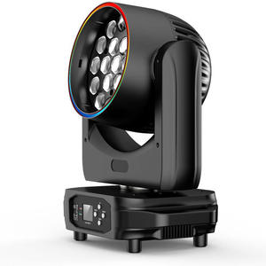 إضاءة مسرح جديدة RGBW 19x1 5W غسيل متحرك مع حلقة شريطية لتأجير مسرح الحدث - Product Image 4