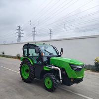 Tracteur de serre DONOL Mini 50HP 4x4, faible hauteur 1800mm, cabine climatisée pour serres