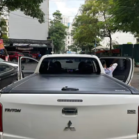Couvercle de tonneau enroulable pour camionnette pour Ranger T9 XLS Hilux Revo Rocco Dmax D-max Navara Np300 Triton L200