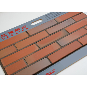 Ladrillo antiguo, azulejos de pared externos de ladrillo refractario de cerámica de 10mm de espesor, diseño moderno para Villa, precio de Guangdong - Product Image 3