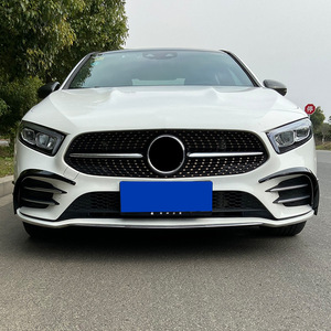 Mercedes-Benz A-Class W177 Front Bumper Surround Carbon Fiber Piano Black Texture Exterior Modification - Product Image 2