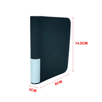 Carpeta de Cartas Coleccionables con Logotipo Personalizado de Fábrica, Álbum de Cartas Coleccionables, Carpeta de Cartas de Cuero PU con Hojas Sueltas