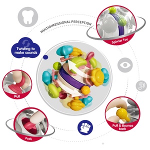 Samtoycn ของเล่นนิ่<span class=keywords><strong>ม</strong></span>6 in 1ของเล่นเสริม<span class=keywords><strong>พัฒนาการ</strong></span>เด็ก, ของเล่นเด็กแรกเกิดทำจากซิลิโคนสำหรับเด็กทารก - Product Image 4