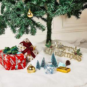 Manta de Nieve Artificial Grande para <span class=keywords><strong>Navidad</strong></span>, Rollo de Nieve Artificial Blanca de 5 x 6.6 Pies para Decoración de Árboles de <span class=keywords><strong>Navidad</strong></span>, Camino de Mesa - Product Image 4