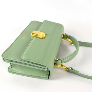 <span class=keywords><strong>Bolso</strong></span> de mano de diseño clásico para mujer, bolsa de hombro con textura lisa personalizada, Color puro, elegante, 2021 - Product Image 4