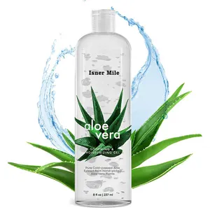 Yatıştırıcı nemlendirici Aloe Vera jel saf Aloe jel yüz vücut için güneş sonrası