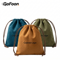 Sac à cordon écologique de marque en gros pour chaussures, sac cadeau de mariage, sacs à bijoux et cosmétiques avec logo imprimé