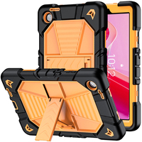 Étui de protection en silicone robuste avec support intégré et bandoulière pour Lenovo Tab One 8,7 pouces Lenovo K9