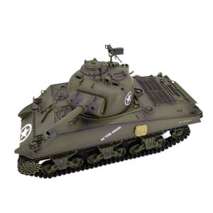 Heng Long 3898-<span class=keywords><strong>1</strong></span> Char d'assaut principal américain M4A3 <span class=keywords><strong>Sherman</strong></span> <span class=keywords><strong>1</strong></span>/<span class=keywords><strong>16</strong></span> 2.4G avec infrarouge, lumières, son et chenilles, char RC - Product Image 3