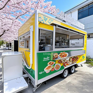 Customizable Concession Trailer With Full Kitchen Ice Cream <b>Hot</b> Dog Vendors Mobile Truck Street Food Cart - Product Image 4