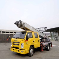 Camion de travail sur plateforme aérienne Jmc 4x2, fourni par l'usine, personnalisé, diesel, nouveau stock, camion de travail aérien à vendre