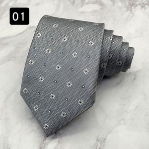 Men's Formal Business Casual Suit <b>Ties</b> Accessories Small Floral Green Fresh Logo Polyester Neck <b>Tie</b> - Product Image 2