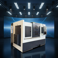 Torno CNC de Cama Inclinada de Alta Calidad TCK50 220V con Sistema de Control GSK Fanuc