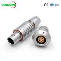 Connecteur industriel série B pour la robotique, robuste, 2-64 broches, FEG MGG, prise métallique push-pull autobloquante pour l'automatisation industrielle