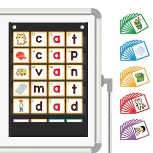 Tableaux de classement des mots CVC avec 144 cartes flash – Indispensable pour la maternelle – Jeux d'alphabétisation CVC pour la lecture et l'orthographe - Product Image 3