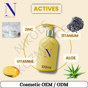 Lotion solaire OEM/ODM SPF 30/50 légère pour une protection solaire quotidienne du visage et du corps, soin naturel doux pour tous. - Product Image 2