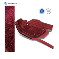 Xiangta Customizable Korean Car Mats Wholesale Red Custom logo Waterproof Car Floor Mats Anti-slip Mat for Cars Left Hand Drive
