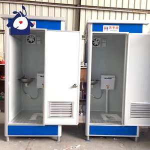 China prefabricado al aire libre barato Modular público móvil portátil contenedor baño ducha inodoro para la venta diseño moderno - Product Image 1