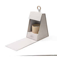 AIKUN – Nouveaux contenants personnalisés en céramique sculptée pour bougies parfumées à la cire d'abeille, écologiques et biologiques, pour Diwali