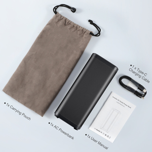 <span class=keywords><strong>Batterie</strong></span> <span class=keywords><strong>Externe</strong></span> Portable en Aluminium Universelle <span class=keywords><strong>27000mAh</strong></span> 100W avec Prise Secteur 60W PD USB C Chargeur <span class=keywords><strong>Externe</strong></span> 110V 220V - Product Image 6