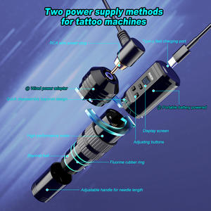 RHEIN RCA Pen Тип татуировки машина 1400 Mah татуировки беспроводная ручка - Product Image 4