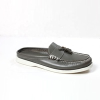 Logo personnalisé du fabricant, couture artisanale, Homme, Authentic Docksides, classique, décontracté, plateforme, pieds nus, slip-on, cuir véritable